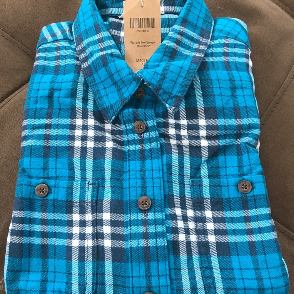 Women's Free Swingin' Flannel Shirt.